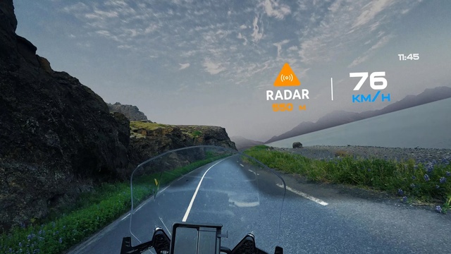 Mũ bảo hiểm c&oacute; t&iacute;nh năng HUD 'xịn' như tr&ecirc;n &ocirc; t&ocirc;- Ảnh 2.