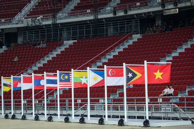 Cảnh tượng qu&aacute; đỗi lạ l&ugrave;ng tr&ecirc;n s&acirc;n Rajamangala ng&agrave;y U.23 Th&aacute;i Lan xuất trận SEA Games 33- Ảnh 6.