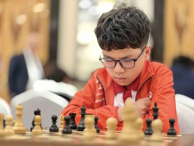 Ấn tượng kỳ thủ 14 tuổi Đầu Khương Duy- Ảnh 1.