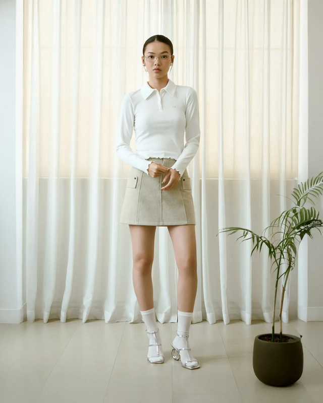 Áo polo tay dài giúp nàng ‘ghi điểm’ sành điệu  - Ảnh 5.