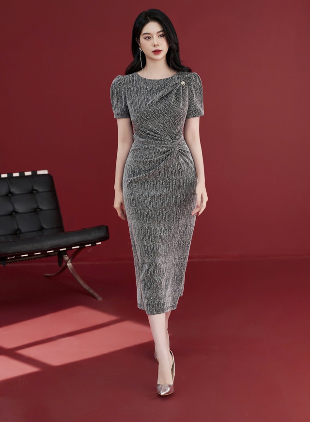 Đầm xoắn, chút nhấn nhá mềm mại cho ngày xuống phố thêm xinh - Ảnh 6.