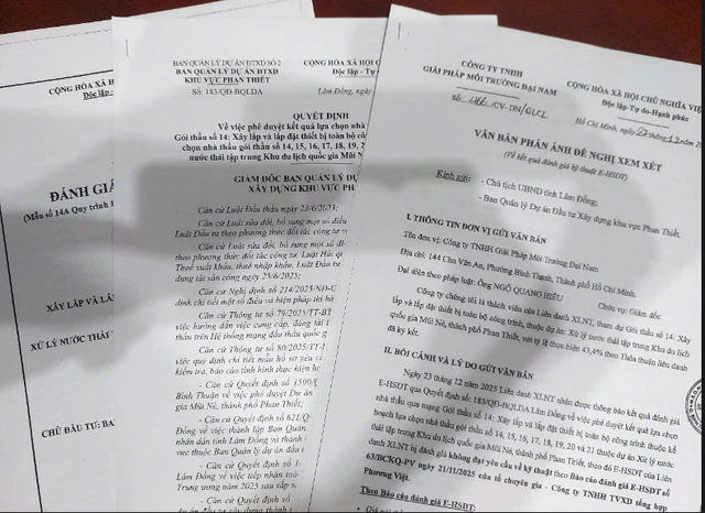 Nh&agrave; thầu xử l&yacute; nước thải Mũi N&eacute; khiếu nại kết quả đấu thầu kh&ocirc;ng c&ocirc;ng bằng - Ảnh 1.