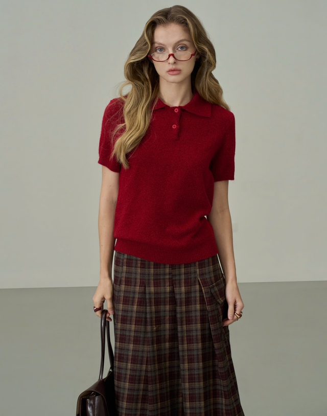 Áo polo, áo dệt kim, 'điểm sáng' cho phong cách đời thường sành điệu - Ảnh 3.