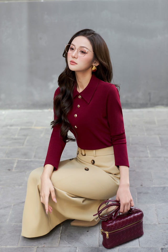 Áo polo, áo dệt kim, 'điểm sáng' cho phong cách đời thường sành điệu - Ảnh 4.