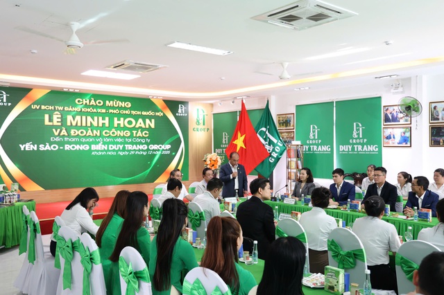 Ph&oacute; chủ tịch Quốc hội L&ecirc; Minh Hoan thăm v&agrave; l&agrave;m việc với DTGROUP Kh&aacute;nh H&ograve;a - Ảnh 3.