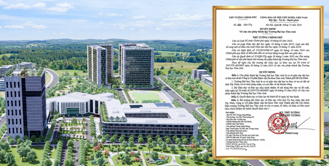 Th&agrave;nh lập Trường đại học T&acirc;m Anh, đ&agrave;o tạo y khoa chuẩn quốc tế - Ảnh 1.