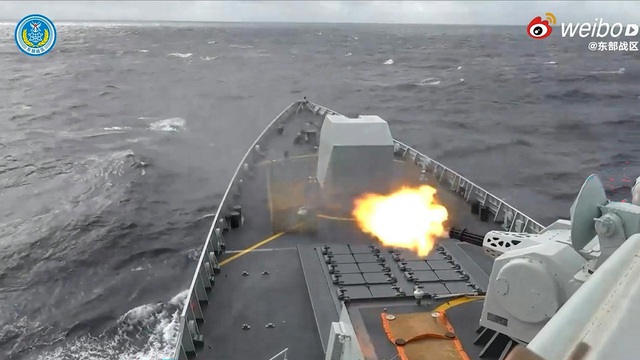 Trung Quốc ph&oacute;ng rốc k&eacute;t, triển khai hơn 150 m&aacute;y bay, t&agrave;u s&aacute;t Đ&agrave;i Loan? - Ảnh 2.