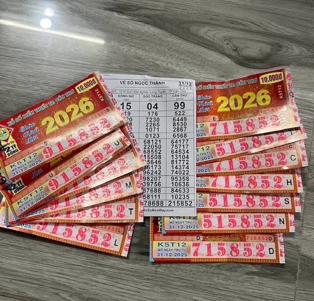 Giao thừa 2026: Dãy số đẹp trúng độc đắc xổ số miền Nam ngày 31 tháng 12 - Ảnh 2.