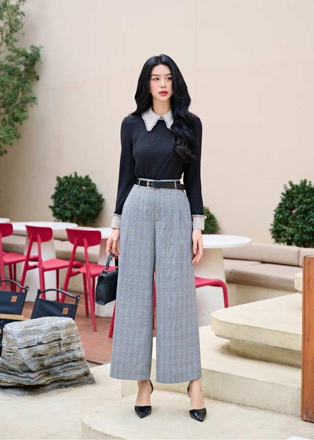 Quần culottes vừa thoải mái, vừa sành điệu từ công sở đến dạo phố- Ảnh 3.