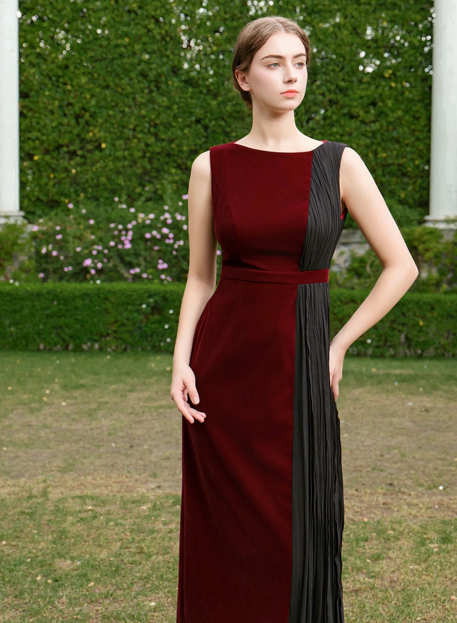 Đầm dự tiệc đơn sắc, sức hút ấn tượng ngay từ ánh nhìn đầu tiên - Ảnh 1.