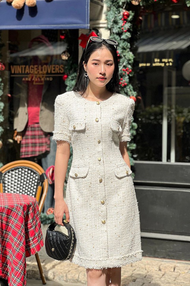 Túi xách và trang phục dạ tweed dẫn dắt xu hướng giao mùa đầy khí chất- Ảnh 5.