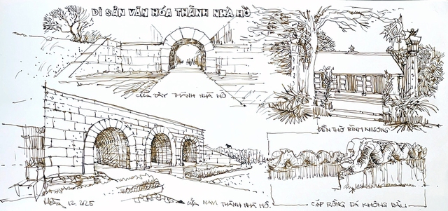 Tại sao đôi rồng đá ở Thành nhà Hồ bị cụt đầu?- Ảnh 1. Tại sao đôi rồng đá ở Thành nhà Hồ bị cụt đầu?- Ảnh 1.