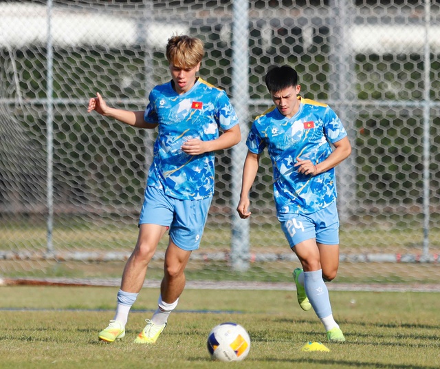 U.23 Việt Nam tập rất sung, &ocirc;ng Kim sẵn s&agrave;ng cho cuộc chạm tr&aacute;n U.23 Malaysia- Ảnh 11.