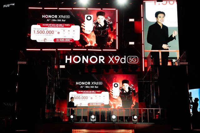 HONOR X9d ra mắt tại phố đi bộ-đại tiệc công nghệ và âm nhạc đặc sắc - Ảnh 1.