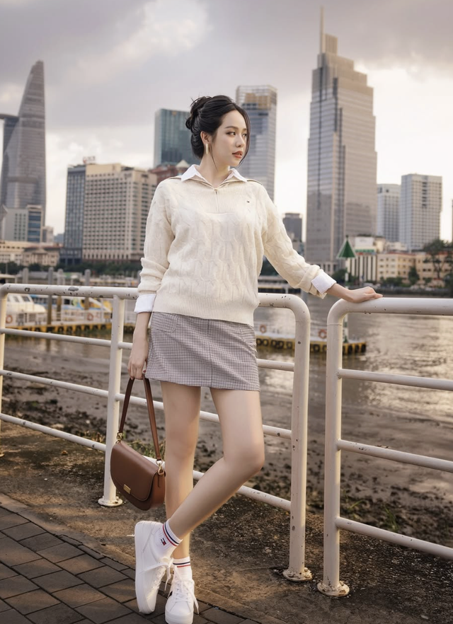 Áo len trở thành lựa chọn hoàn hảo cho tiết trời se lạnh - Ảnh 8.