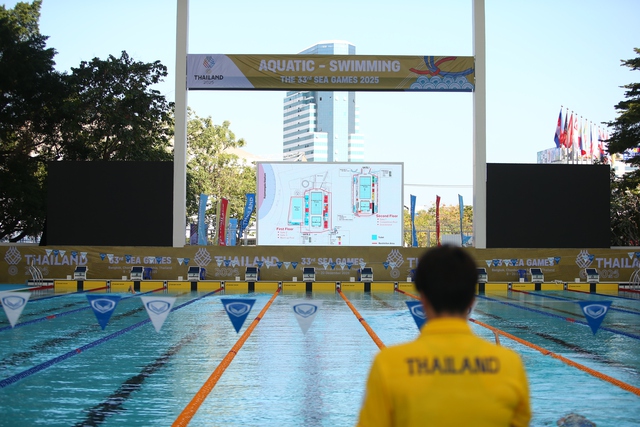 'Đường đua xanh' tại SEA Games 33 long lanh, nhưng chưa hoàn thiện 100%- Ảnh 5. 'Đường đua xanh' tại SEA Games 33 long lanh, nhưng chưa hoàn thiện 100%- Ảnh 5.