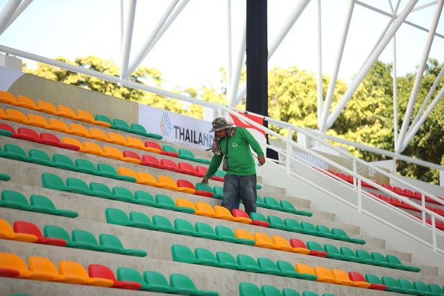 'Đường đua xanh' tại SEA Games 33 long lanh, nhưng chưa hoàn thiện 100%- Ảnh 9. 'Đường đua xanh' tại SEA Games 33 long lanh, nhưng chưa hoàn thiện 100%- Ảnh 9.