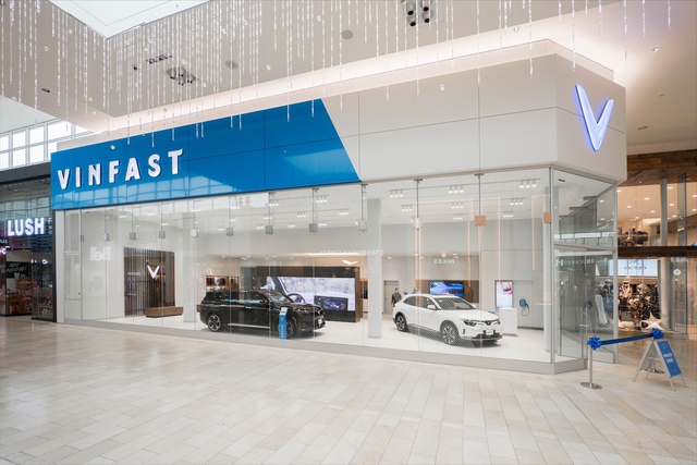 Một trong những showroom VinFast tại Canada