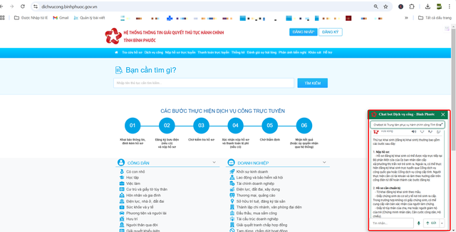 Bình Phước: Tích hợp chatbot AI trên cổng thông tin dịch vụ công- Ảnh 2.