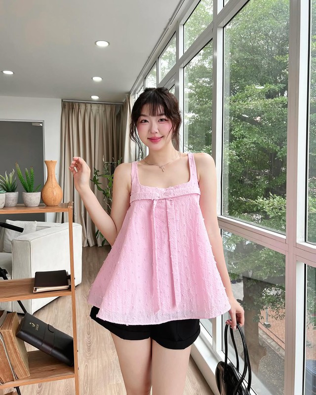 Hóa ‘công chúa mùa hè’ với váy, áo babydoll- Ảnh 3.