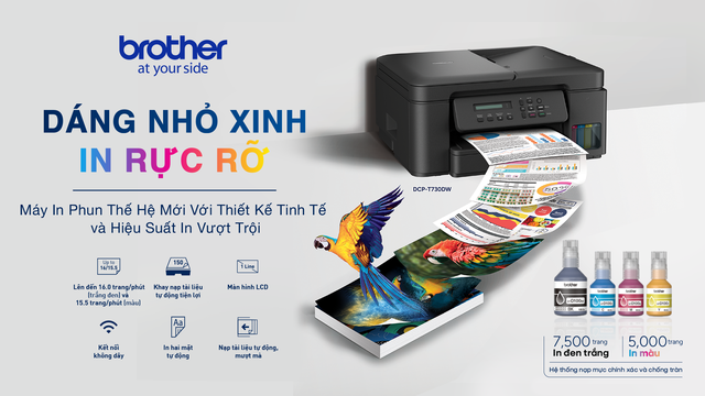 Brother ra mắt dòng máy in phun mới dáng nhỏ xinh, in rực rỡ- Ảnh 2.