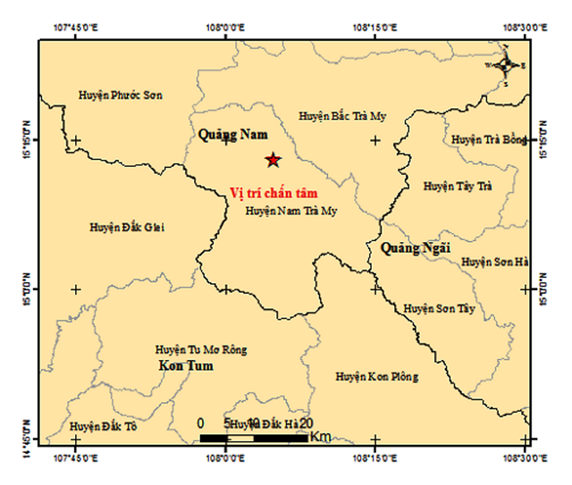 Huyện vùng cao Quảng Nam xảy ra 7 động đất chỉ trong một tuần- Ảnh 1.