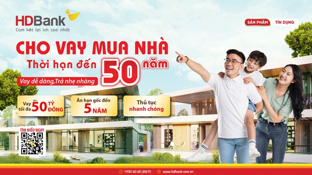 HDBank - Ngân hàng cho vay mua nhà đến 50 năm, lãi suất chỉ từ 4,5% - Ảnh 2.