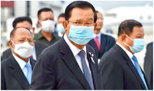 Ông Hun Sen mắc Covid-19- Ảnh 1.