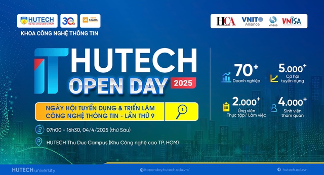 Mời doanh nghiệp đồng hành cùng HUTECH IT Open Day 2025 - Ảnh 1.