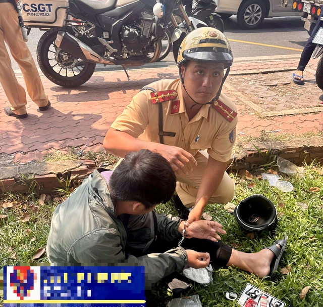 CSGT TP.Thủ Đức truy theo định vị bắt kẻ trộm xe máy - Ảnh 1.