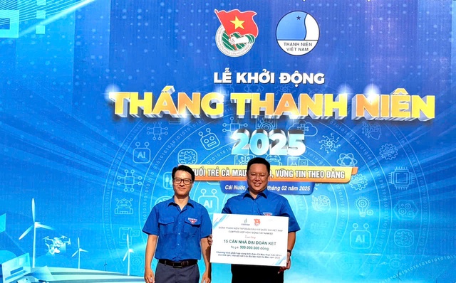 Cà Mau khởi động Tháng Thanh niên 2025 với hơn 2,7 tỉ đồng thực hiện công trình   - Ảnh 3.