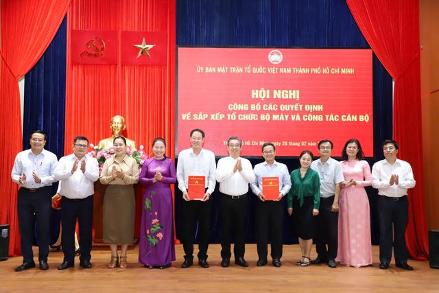 Ủy ban MTTQ Việt Nam TP.HCM th&ocirc;ng tin về sắp xếp bộ m&aacute;y- Ảnh 1.
