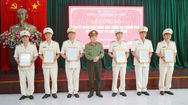 Đà Nẵng: Bố trí trưởng công an quận, huyện sau giải thể làm trưởng phòng nghiệp vụ- Ảnh 1.