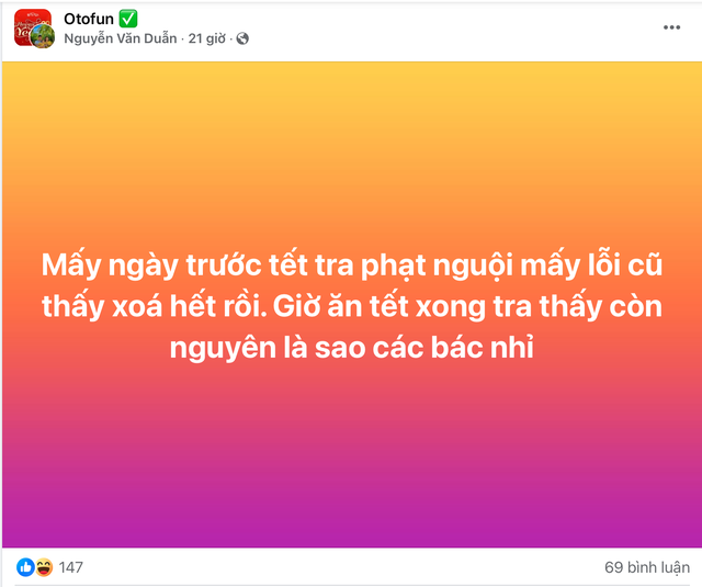 Thực hư việc tất cả lỗi phạt nguội từ năm 2022 trở về trước được CSGT xóa bỏ?- Ảnh 2.