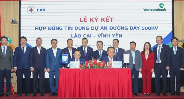 Ngân hàng 'rót' 5.472 tỉ đồng cho EVN làm đường dây 500kV Lào Cai - Vĩnh Yên - Ảnh 1.