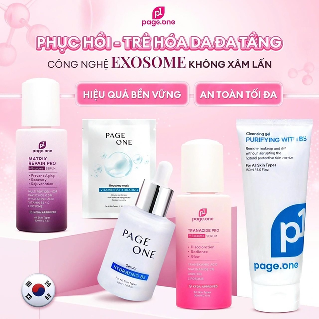 Khám phá quy trình skincare ban ngày cùng dược mỹ phẩm PageOne cho làn da khỏe đẹp - Ảnh 1.