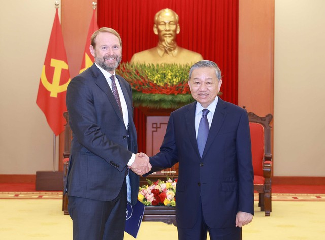 Tổng Bí thư Tô Lâm tiếp Chủ tịch Tập đoàn Pacifico Energy - Ảnh 1.