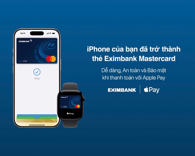 Thanh toán Apple Pay cùng Eximbank Mastercard: dễ dàng, an toàn và bảo mật - Ảnh 1.