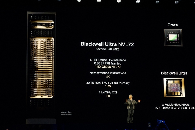 NVIDIA ra mắt máy tính AI cá nhân và chip Blackwell Ultra tại GTC 2025 - Ảnh 1.