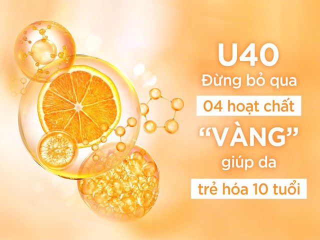 U.40 đừng bỏ qua: 4 hoạt chất 'vàng' giúp da trẻ hóa 10 tuổi - Ảnh 1.