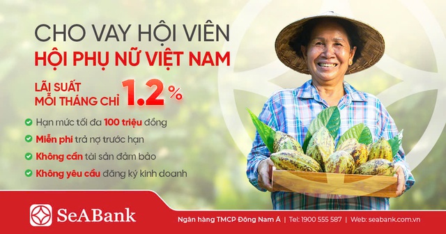 SeABank triển khai gói vay tín chấp 300 tỉ đồng lãi suất ưu đãi cho phụ nữ - Ảnh 1.