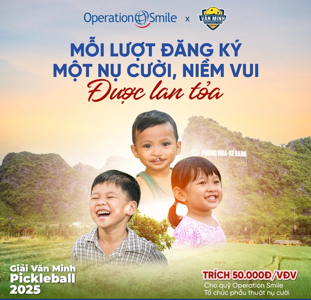 Chơi pickleball, mang nụ cười cho trẻ thơ- Ảnh 1.