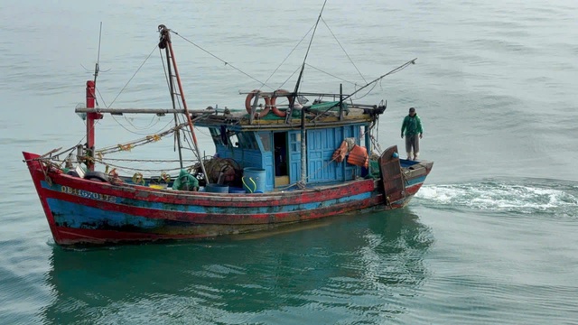 Quảng Trị: Ph&aacute;t hiện t&agrave;u c&aacute; d&ugrave;ng gi&atilde; c&agrave;o khai th&aacute;c hải sản tr&aacute;i ph&eacute;p- Ảnh 1.