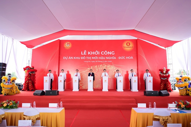 Vingroup khởi công dự án hơn tỉ USD ở Long An - Ảnh 1.