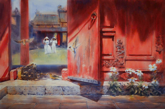 Triển l&atilde;m 'Xu&ocirc;i d&ograve;ng s&ocirc;ng Thu 2025' g&acirc;y quỹ x&acirc;y nh&agrave; cho người ngh&egrave;o miền Trung- Ảnh 3.