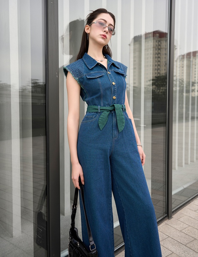 Từ cổ điển đến hiện đại, denim 'cân' mọi cá tính thời trang- Ảnh 8.