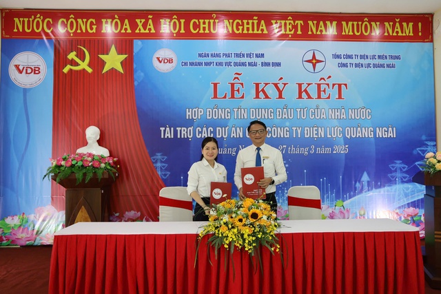 PC Quảng Ng&atilde;i k&yacute; hợp đồng t&iacute;n dụng với Ng&acirc;n h&agrave;ng Ph&aacute;t triển Việt Nam - Ảnh 1.