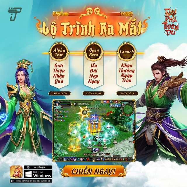 Huyền thoại trở lại: Tepaylink ra mắt MMORPG Đại Phá Thiên Du- Ảnh 3.