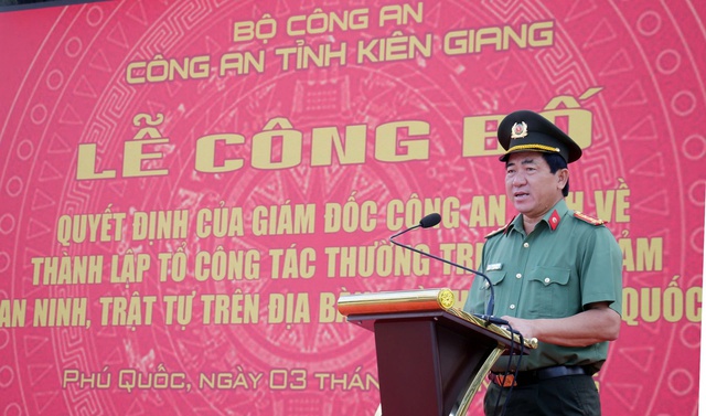 Kiên Giang thành lập tổ công tác thường trực bảo đảm ANTT tại Phú Quốc - Ảnh 1.