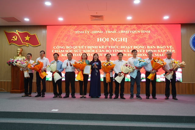 Cà Mau: Kết thúc hoạt động Ban Bảo vệ, chăm sóc sức khỏe cán bộ- Ảnh 2.